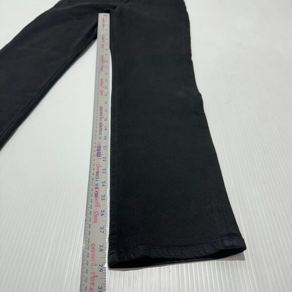 Current/Elliott The Soulmate Jeans Women's 26 Black Denim Slim Fit Straight NWT - Picture 8 of 15
